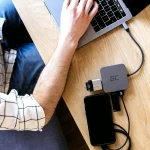 Green Cell AK61 USB-C Docking Station με HDMI 4K Ethernet Μαύρο AK61 - Image 6