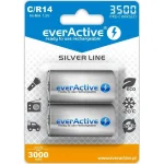 everActive Silver Line Επαναφορτιζόμενες Μπαταρίες C Ni-MH 3500mAh 1.2V 2τμχ