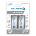 everActive Silver Line Επαναφορτιζόμενες Μπαταρίες C Ni-MH 3500mAh 1.2V 2τμχ - Image 3
