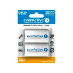 everActive Professional Line Επαναφορτιζόμενες Μπαταρίες D Ni-MH 10000mAh 1.2V 2τμχ - Image 2