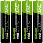 Green Cell Επαναφορτιζόμενες Μπαταρίες AAA Ni-MH 800mAh 1.2V 4τμχ - Image 2