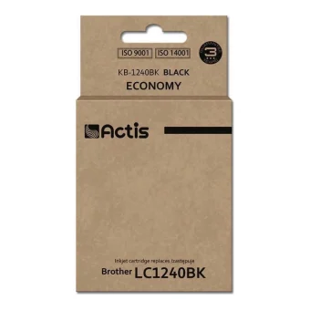 Actis Συμβατό Μελάνι Εκτυπωτή InkJet Brother LC1240BK 19ml Μαύρο