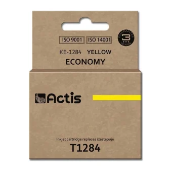 Actis Συμβατό Μελάνι Εκτυπωτή InkJet Epson T1284 13ml Κίτρινο 1τμχ