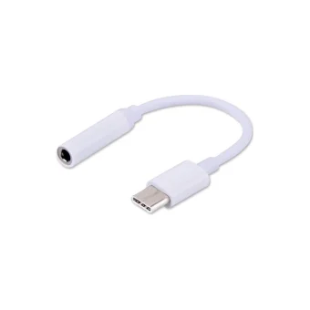 Savio AK-35 Μετατροπέας USB-C male σε 3.5mm female Λευκό 1τμχ AK-35