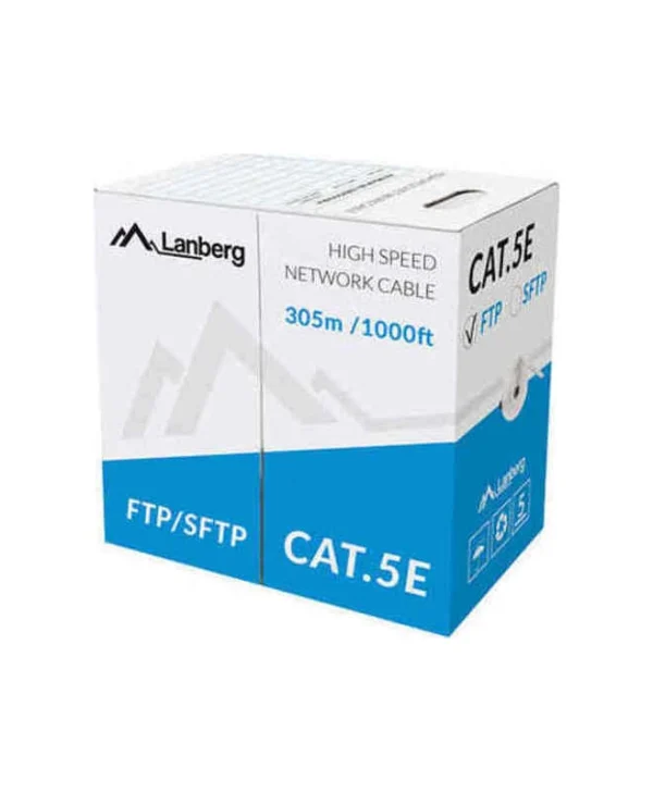 Lanberg F/UTP Cat.5e Καλώδιο Δικτύου Ethernet χωρίς ακροδέκτες 305m Γκρι 1τμχ