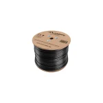 Lanberg F/FTP Cat.5e Καλώδιο Δικτύου Ethernet χωρίς ακροδέκτες 305m Μαύρο 1τμχ