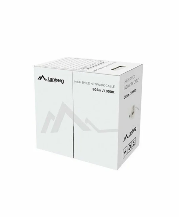 Lanberg U/UTP Cat.5e Καλώδιο Δικτύου Ethernet χωρίς ακροδέκτες 305m Πορτοκαλί 1τμχ