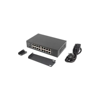 Lanberg RSGE-16 Unmanaged L2 Switch με 16 Θύρες Gigabit (1Gbps) Ethernet RSGE-16