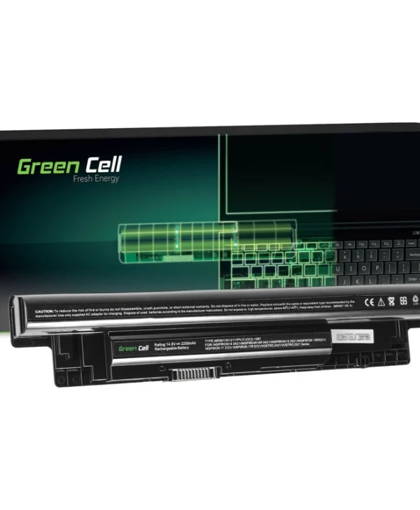 Green Cell Συμβατή Μπαταρία για Dell Inspiron 14 3000/15 3000/5521/5537 με 2200mAh