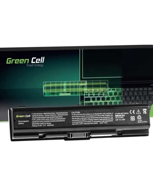Green Cell Συμβατή Μπαταρία για Toshiba Satellite A200/A210/L300 με 4400mAh
