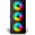 Savio Raptor X1 ARGB Gaming Midi Tower Κουτί Υπολογιστή με Πλαϊνό Παράθυρο Μαύρο - Image 4