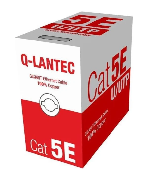 A-LAN U/UTP Cat.5e Καλώδιο Δικτύου Ethernet χωρίς ακροδέκτες 305m Γκρι 1τμχ