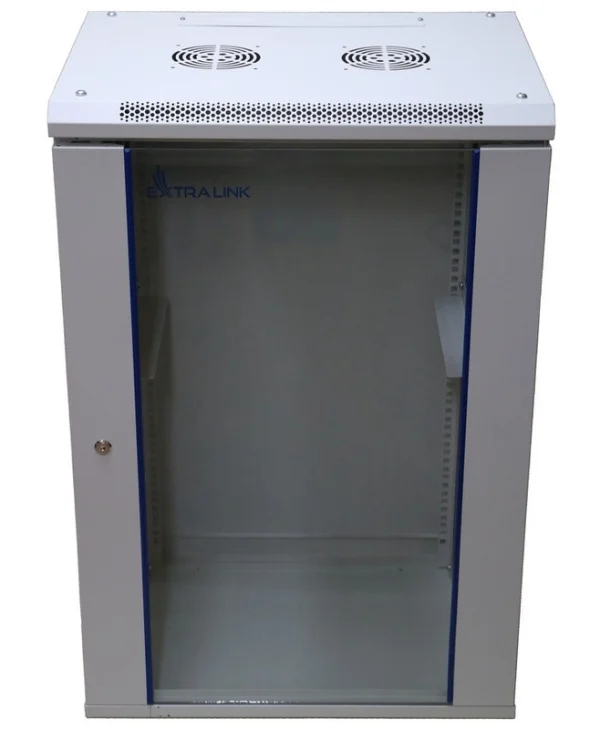 Extralink Επιτοίχια Καμπίνα Rack 15U Γκρι EX.14336 EX.14336