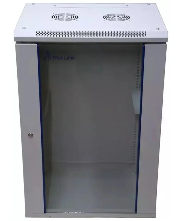 Extralink Επιτοίχια Καμπίνα Rack 18U Γκρι EX.14374 EX.14374