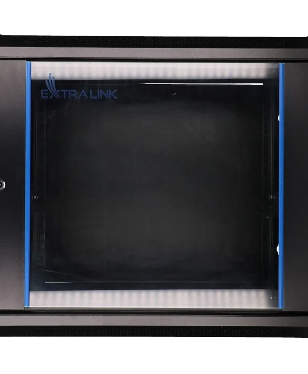 Extralink Επιτοίχια Καμπίνα Rack 9U Μαύρο EX.3968 EX.3968