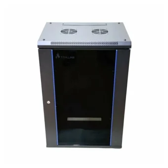Extralink Επιτοίχια Καμπίνα Rack 18U 60x60cm Μαύρο EX.16880 EX.16880