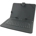 Esperanza EK125 Flip Cover Δερματίνης με Πληκτρολόγιο Μαύρο (Universal 9-10.1") EK125
