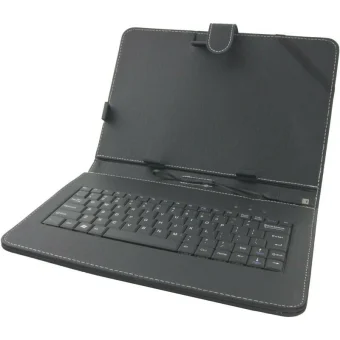 Esperanza EK125 Flip Cover Δερματίνης με Πληκτρολόγιο Μαύρο (Universal 9-10.1") EK125