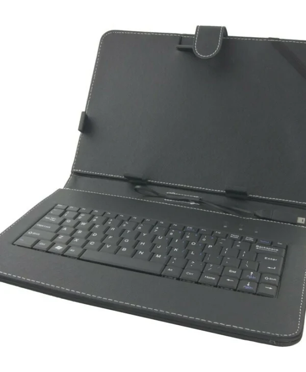Esperanza EK125 Flip Cover Δερματίνης με Πληκτρολόγιο Μαύρο (Universal 9-10.1") EK125