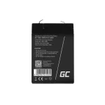 Green Cell Μπαταρία UPS με Χωρητικότητα 5Ah και Τάση 6V AGM11 AGM11 - Image 2