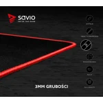Savio Turbo Dynamic Gaming Mouse Pad Large 450mm Μαύρο - Image 8