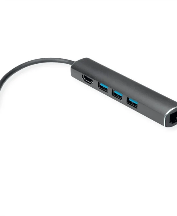 Value USB-C Docking Station με HDMI 4K Ethernet Γκρι (12.99.1043)