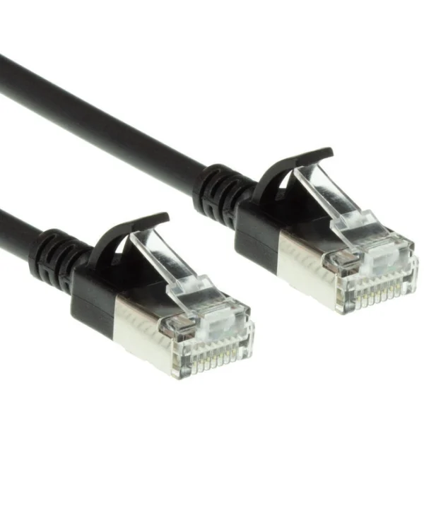 Intronics U/FTP (STP) Cat.6a Καλώδιο Δικτύου Ethernet 3m Μαύρο 1τμχ