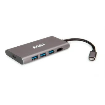 Roline USB-C Docking Station με HDMI 4K Γκρι (12.02.1115-5) 12.02.1115-5