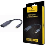 Cablexpert Μετατροπέας USB-C male σε HDMI female Γκρι 1τμχ A-USB3C-HDMI-01 A-USB3C-HDMI-01