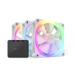 NZXT F120 RGB Case Fan με Σύνδεση 4-Pin PWM 3τμχ Λευκό