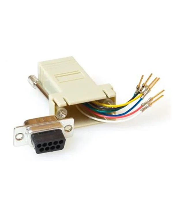 Intronics Μετατροπέας VGA female σε RJ-45 female Λευκό (TD09M8)