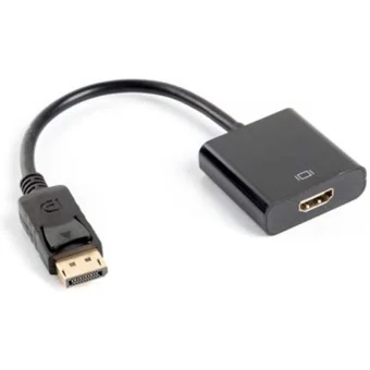 Lanberg Μετατροπέας DisplayPort male σε HDMI female 1τμχ AD-0009-BK AD-0009-BK