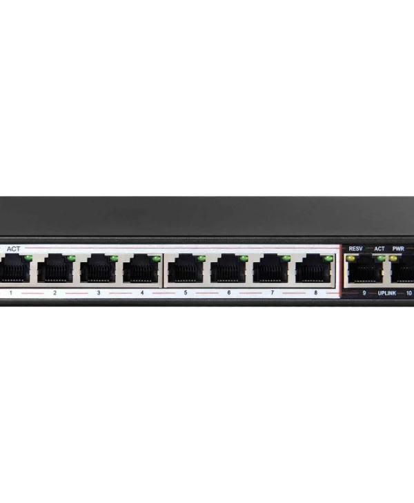 Extralink Ceres Unmanaged L2 PoE+ Switch με 8 Θύρες Gigabit (1Gbps) Ethernet