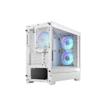 Fractal Design Pop Mini Air Gaming Mini Tower Κουτί Υπολογιστή με Πλαϊνό Παράθυρο και RGB Φωτισμό RGB White TG Clear - Image 6