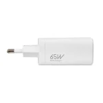 iBox Φορτιστής Χωρίς Καλώδιο GaN με Θύρα USB-A και 2 Θύρες USB-C 65W Λευκός (C-65) - Image 9