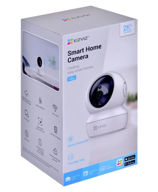 Ezviz CS-H6c-R100-8B4WF IP Κάμερα Παρακολούθησης Wi-Fi Full HD+ 4MP με Φακό 4mm