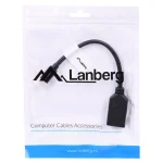 Lanberg Μετατροπέας mini DisplayPort male σε DisplayPort female 1τμχ AD-0003-BK AD-0003-BK - Image 5