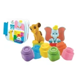Baby Clementoni Τουβλάκια Simba & Dumbo για 10+ Μηνών 6τμχ - Image 3