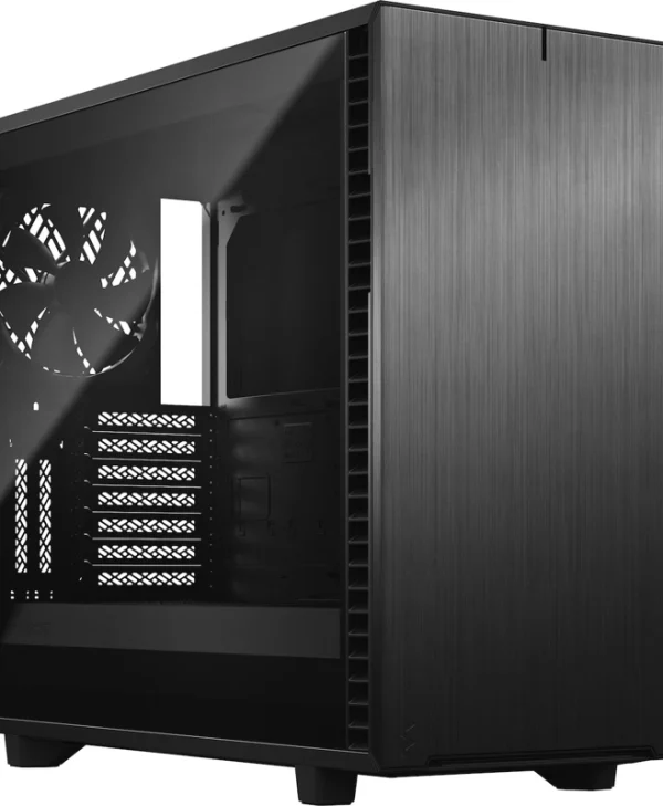 Fractal Design Define 7 Dark Tempered Glass Gaming Midi Tower Κουτί Υπολογιστή με Πλαϊνό Παράθυρο Μαύρο