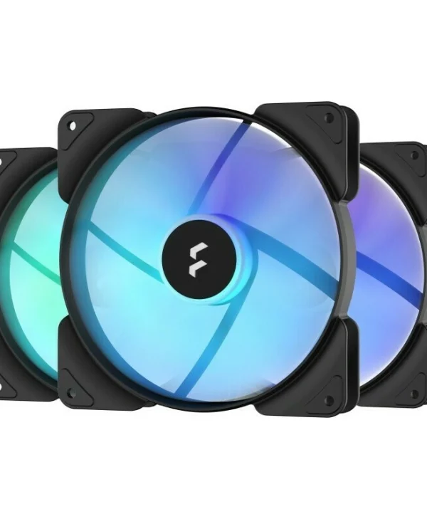 Fractal Design Aspect 12 RGB Black Frame Case Fan 120mm με Σύνδεση 4-Pin PWM 3τμχ