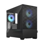 Fractal Design Pop Mini Air Gaming Mini Tower Κουτί Υπολογιστή με Πλαϊνό Παράθυρο και RGB Φωτισμό RGB Black TG Clear