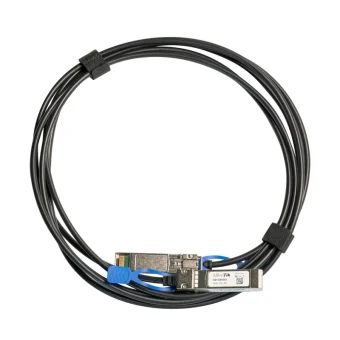 MikroTik Καλώδιο Οπτικής Ίνας SFP+ 3m Μαύρο 1τμχ
