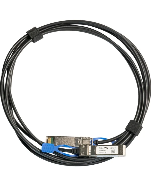 MikroTik Καλώδιο Οπτικής Ίνας SFP+ 3m Μαύρο 1τμχ