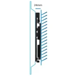 Esperanza ERW010 Βάση Τηλεόρασης Τοίχου έως 50" και 25kg Μαύρο ERW010 - Image 6