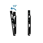 Esperanza ERW010 Βάση Τηλεόρασης Τοίχου έως 50" και 25kg Μαύρο ERW010 - Image 8