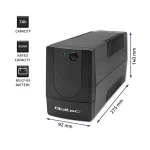 Qoltec FR UPS Line-Interactive 650VA 360W με 2 Schuko Πρίζες - Image 9