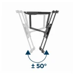 Gembird WM-75ST-01 Βάση Τηλεόρασης Τοίχου έως 75" και 45.5kg WM-75ST-01 - Image 4