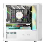 Logic Portos ARGB Mini Tower Κουτί Υπολογιστή με Πλαϊνό Παράθυρο Λευκό - Image 7