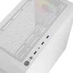 Logic Portos ARGB Mini Tower Κουτί Υπολογιστή με Πλαϊνό Παράθυρο Λευκό - Image 8