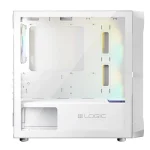 Logic Portos ARGB Mini Tower Κουτί Υπολογιστή με Πλαϊνό Παράθυρο Λευκό - Image 12